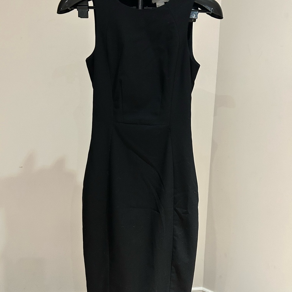 H&M Classic Black Midi Dress